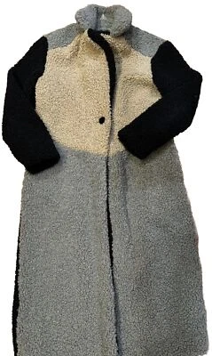 Forever Audrey Faux Fur Sherpa  Long Coat Women, Sm. - Image 1 of 4