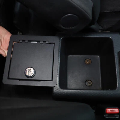 Aluminum Alloy Center Console Safe Storage W/Lock Fits Toyota FJ Cruiser 2007-14 - Image 1 of 4