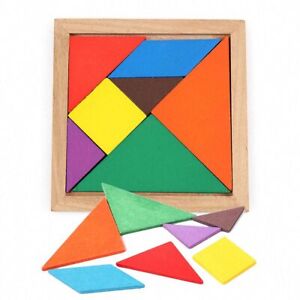 Jigsaw Tangram Brain Puzzle Educational Kids Toys Baby Early Learning Childrens