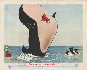 MAKE MINE MUSIC RKO TARJETA DE LOBBY ORIGINAL WALT DISNEY 1946 - Imagen 1 de 2