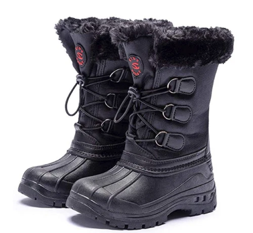 Snow boot for Kids Boys Girls Snow Boots Waterproof Winter Boots Faux Fur Lined - Image 1 of 4