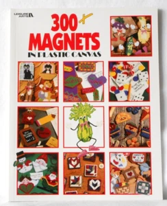 BOOK - LEISURE ARTS "300+ MAGNETS IN PLASTIC CANVAS" - EXCELLENT CONDITION! - Imagen 1 de 2
