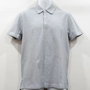 Banana Republic Herren Poloshirt weiß und blau gestreift Größe S neu mit Etikett - Bild 1 von 5