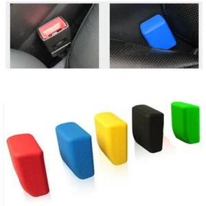 Protective Case Car Seat Belt Buckle Covers Dust Prevention Socket Protector - Picture 1 of 13