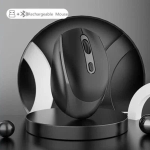 MOUSE WIRELESS RICARICABILE BLUETOOTH SENZA FILI CON CLICK SILENZIOSO 2.4G - Foto 1 di 5