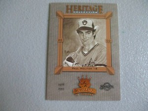 2002 Donruss Diamond Kings Heritage Collection Paul Molitor Card #HC - 19