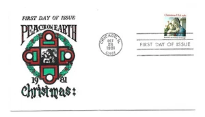 1939 Christmas 1981, Madonna, Jack Davis FDC - Picture 1 of 1