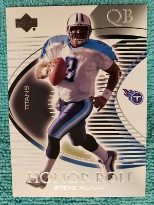 2003 UPPER DECK HONOR ROLL STEVE MCNAIR #86 TENNESSEE TITANS - Image 1 of 4