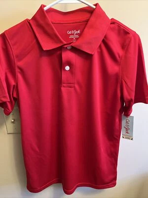 Top Polo Uniforme Escolar Rojo Cat & Jack Niños Nuevo con Etiquetas Talla XL Foto 1 de 3