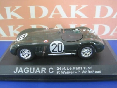 Die cast 1/43 Jaguar C 24H Le Mans 1951 NO VETRO NO SCATOLA NO MIRROR NO BOX - Immagine 1 di 2