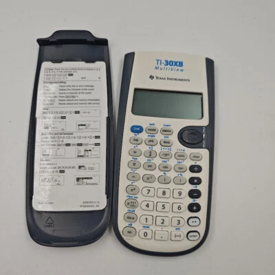 Texas Instruments Rechner - Arbeit, Zeichen der Verwendung, Inklusive Abdeckung - Bild 1 von 4