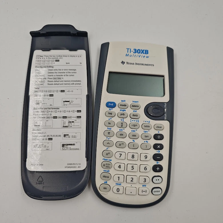 Texas Instruments Rechner - Arbeit, Zeichen der Verwendung, Inklusive Abdeckung - Bild 1 von 4