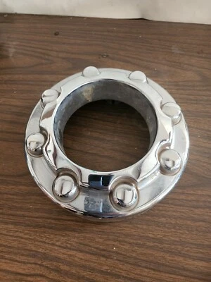 One 2005 to 2007 Ford F250SD F350SD polished alloy wheel center cap hubcap front - Изображение 1 из 2