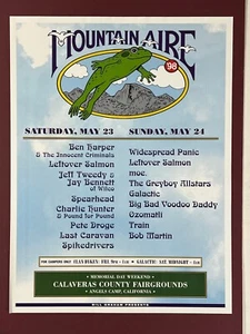 Poster concerto Mountain Aire '98 panico diffuso, Ben Harper, salmone avanzato - Foto 1 di 1