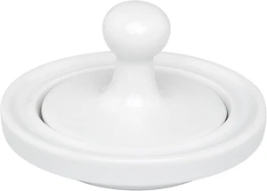 HIC Kitchen Fliegende Untertasse Mörser und Stößel, fein-weißes Porzellan - Bild 1 von 11