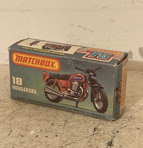 Vintage Matchbox Lesney superfast No 18 Honda motorcycle with box - Picture 1 of 19