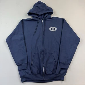 Felpa con cappuccio Penn State Nittany Lions uomo XLT blu full zip lettere club calcio - Foto 1 di 10