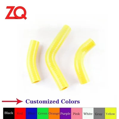 Kit de mangueras de refrigerante de radiador de silicona amarillas para Suzuki RM 250 RM250 1989-1994 Foto 1 de 4