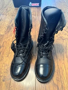 Rocky Women’s Black Jump Boot 10” Size 8.5 RKC157 - Picture 1 of 16