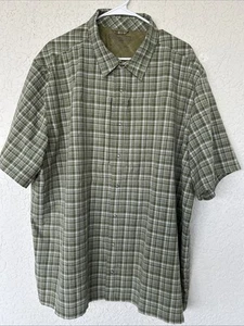 NEW 5.11 Tactical Shirt Plaid Short Sleeve Snap Button Vented Conceal Pocket 2XL - Picture 1 of 4