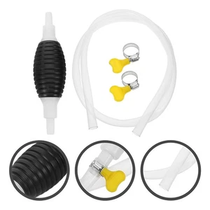  Manual Fuel Transfer Hand Siphon Pump Gasoline Pump with Hose Automotive Fluid - Picture 1 of 12