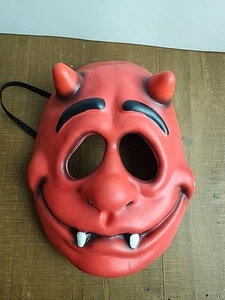 Vintage Devil Head Foam Mask Horror Costume Halloween Unbranded - Picture 1 of 24