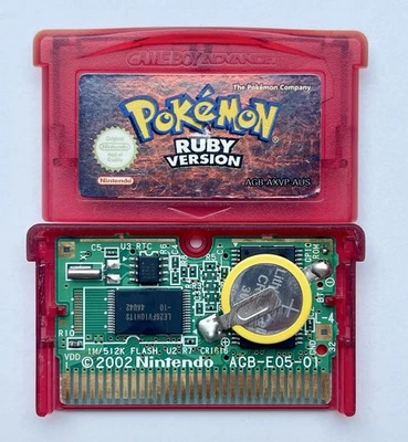🔥New Battery🔥 Pokemon Ruby Version - Nintendo Gameboy Advance AUS PAL. - Image 1 of 4