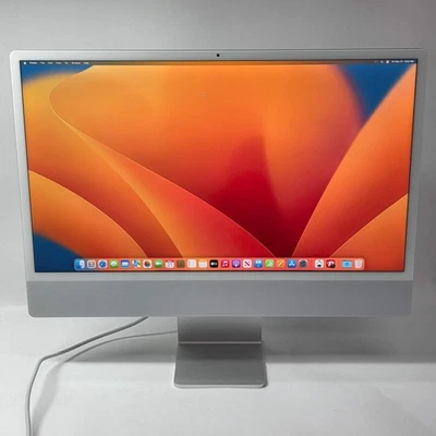 2021 Apple iMac 24" M1 3.2GHz 16GB RAM 1TB SSD Silver Z12R000PWLL/A - Image 1 of 4