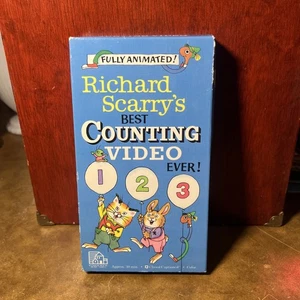 Richard Scarry's Best Counting Video Ever (1989 VHS) - Picture 1 of 8