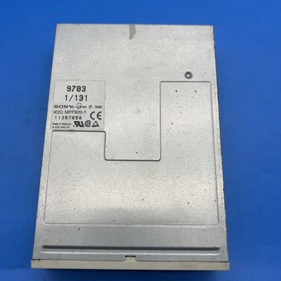 Vintage Untested Sony MPF920-1 , 1.44 Beige Floppy Disk Drive - Image 1 of 2