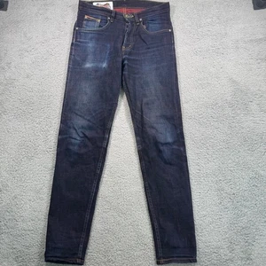 Pantalones de mezclilla con ribete Street Fighter II Naked & Famous para hombre talla 28x31 botón mosca - Imagen 1 de 15