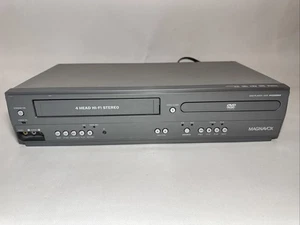 Magnavox DV225MG9 A VCR/DVD Combo Player 4-Head VHS Recorder TESTED No Remote - Picture 1 of 8