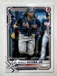 ⭐🦄 Tarjeta MLB Bowman #62 2021 Ronald Acuña Jr – Atlanta Braves All-Star - Imagen 1 de 2