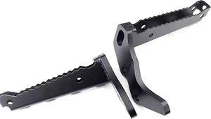 DOGNNAK Yamaha Banshee 1987-2006 Nuovo Pedane Posteriori Acciaio Dolce Nero 2pz - Foto 1 di 12