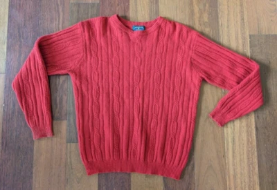 Suéter Charter Club Corderos Lana Tejido con Cable Clásico Rojo Mediano De Colección San Valentín Foto 1 de 4