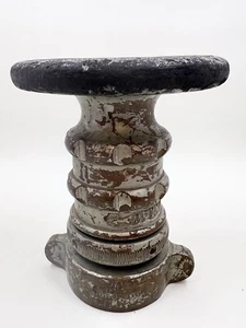 Vintage Solid Brass Elkhart Mfg Co. FIRE Schlauch Spray 4" Düse Marked SFD - Bild 1 von 15