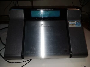 Panasonic RC-CD350 CD Alarm Clock Radio Playback Digital Tuner Weather CD-R/RW - Bild 1 von 9