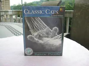 Classic Cats 500 Piece Jigsaw Puzzle"Cat Nap II" New & Factory Sealed! - Picture 1 of 6