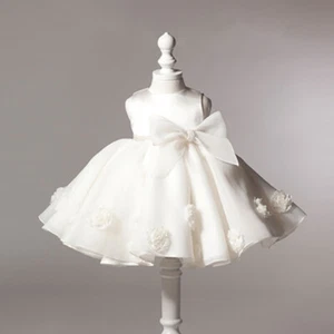 Kinder Baby Mädchen Prinzessin Kleid  Geburtstagsparty Brautjungfernkleider - Bild 1 von 9