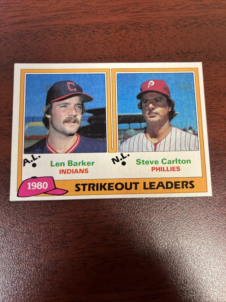1981 Topps Baseball #6 Steve Carlton Strikeout Leaders Combined Shipping - Image 1 of 1