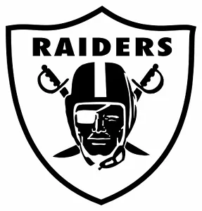 Las Vegas Raiders Vinyl Decal - sticker for car window bumper motorcycle NFL - Bild 1 von 5
