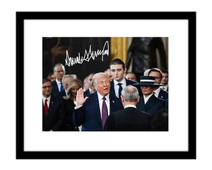 Donald Trump 8x10 signed Foto 2025 Einweihung - Bild 1 von 2