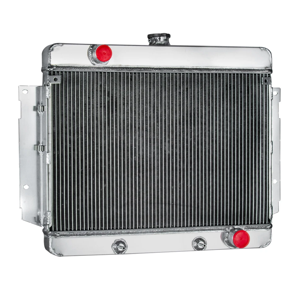 4-Core Radiator Fit 1969-70 Chevy Bel Air/ Impala/Caprice/ Brookwood Kingswood Foto 1 de 4