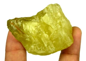 Natural Untreated Brazilian Lemon Topaz Gemstone Rough Season End Sale - Picture 1 of 42