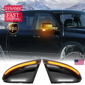 For Dodge RAM 1500/3500 Switchback LED Side Mirror Turn Signal Light Puddle Lamp - Picture 1 of 16