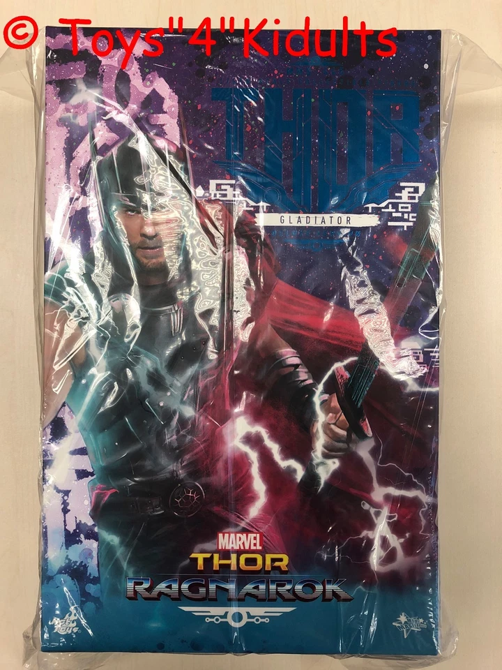 Hot Toys MMS 445 Ragnarok Gladiator Thor Chris Hemsworth 1/6 Figure Deluxe NEW - Image 1 of 1
