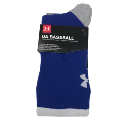 Under Armour Over-The-Calf Baseball Socks Size LG - Image 1 of 3