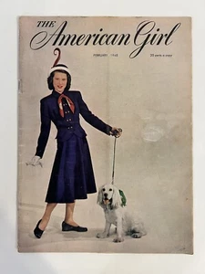 The American Girl Magazine February 1948 VTG Girl Scouts Fraternal Mid Century - Picture 1 of 3