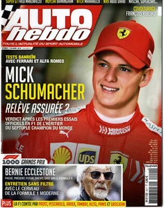 AUTO HEBDO Nr. 2211 10.04.2019 BERNIE ECCLESTONE ELMS BLANCPAIN GT SUPER GT. - Bild 1 von 1