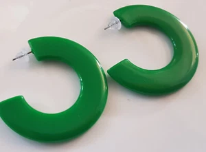 CREOLEN STECKER ACRYL GRÜN 4,8 cm - Bild 1 von 2